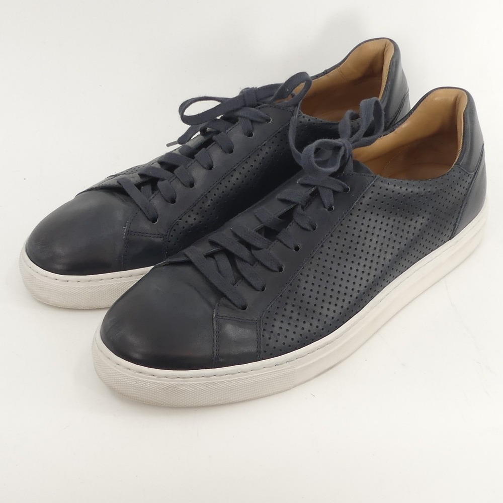 Magnanni Blantin Lo Leather Sneakers Blue Men's‎ 12M